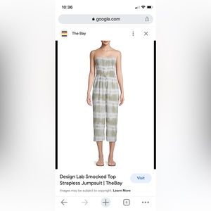 Design Lab Jumpsuit. Seagrass Colour. Size Small.